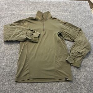 First Tactical Defender Series 1/4 Zip Patrol Shirt Mens Medium Ranger Green